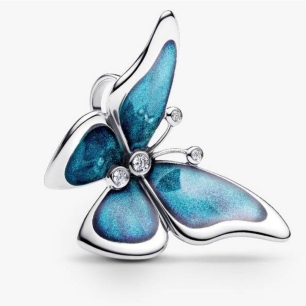 Rare 925 Sterling Silver Pandora Butterfly Pendant/Charm